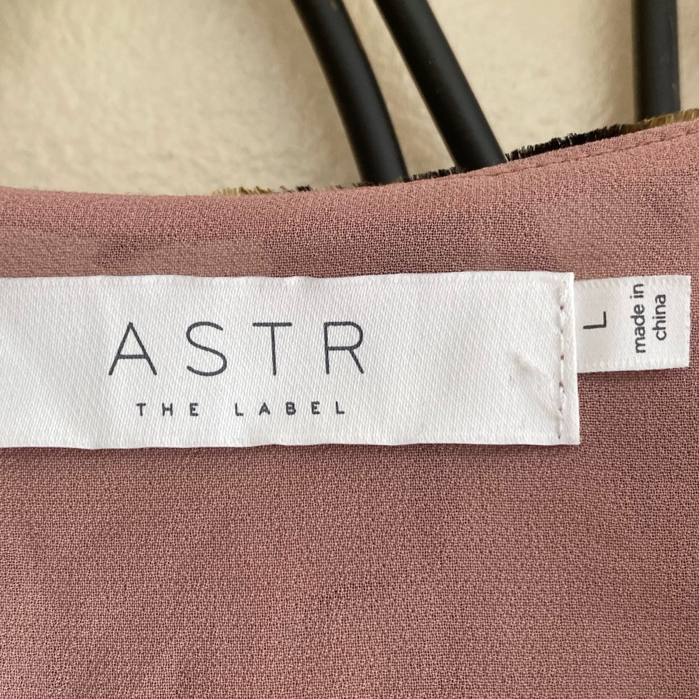 Astr Floral Burgundy and Pink Sheer Blouse - Picture 5 of 5